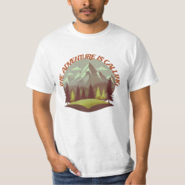 Het avontuur roept t-shirt