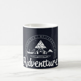 Het avontuur wacht de Mok van het Koffie af