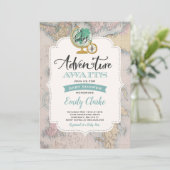 Het avontuur wacht de Toon van de Kaart van de Uit (Staand voorkant)