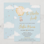 Het avontuur wacht! Genderneutraal Baby shower Kaart (Voorkant / Achterkant)