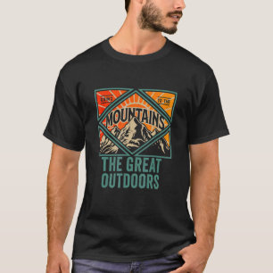 Het avontuur wacht op de grote Natuur in de buiten T-shirt