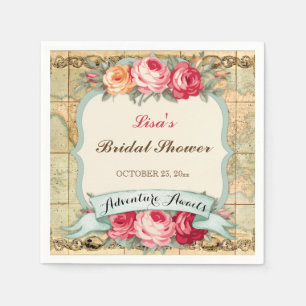 Het avontuur wacht  Rozen van de Wereldkaart af Servet