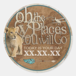 Het avontuur wacht Stickers af