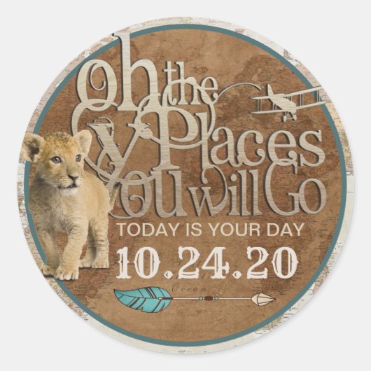 Het avontuur wacht Stickers af (Voorkant)