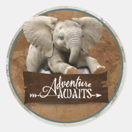 Het avontuur wacht Stickers af