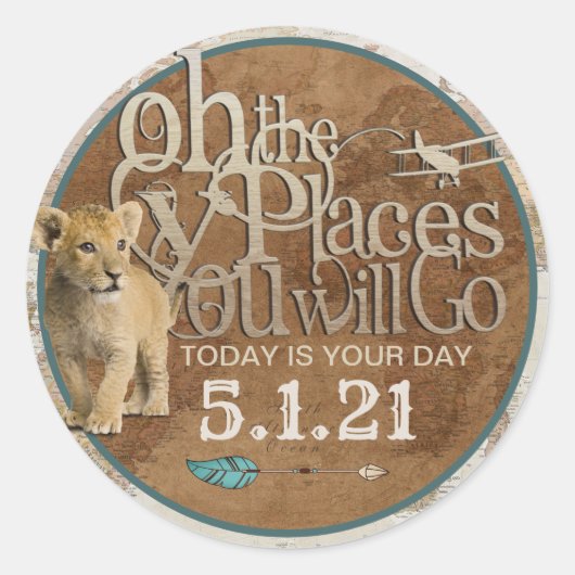 Het avontuur wacht Stickers af (Voorkant)