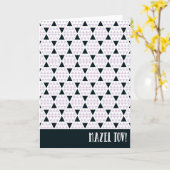 Het Azteekse Roze van Tov van Mazel Kaart (Gele Bloem)