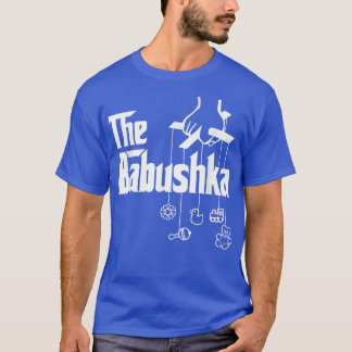 Het Babushka Russisch oma-Baby shower T-shirt