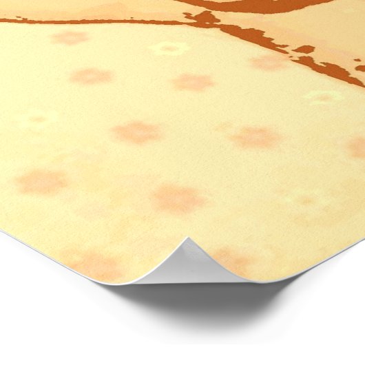 Het Baby shower Datum opslaan Poster (Hoek)