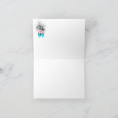 *~* het Baby shower van Boho van de Liefde van de Bedankkaart (Binnen)