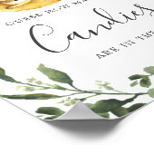 Het Baby shower van de groef raad hoeveel Snoepjes Poster (Hoek)