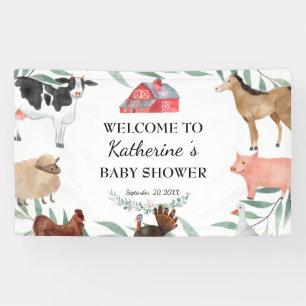 Het Baby shower van het platteland van de klap op  Spandoek