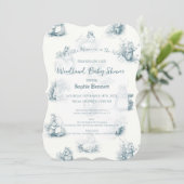 Het Baby shower van Little Mouse Kaart (Staand voorkant)