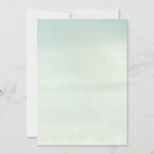 Het baby shower van paren, Ons grootste avontuurli Kaart (Achterkant)