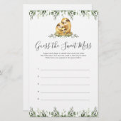 Het Baby shower van Sloth raadt de zoete Mess