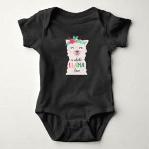 Het babybodysuit van de lama romper