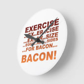 Het bacon van de oefening ronde klok (Hoek)