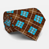 Het Bad Plaid Stropdas (Opgerold)