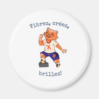 Het Badge van Stralende Creativiteit Magneet