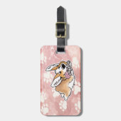 Het bagagelabel van Corgi (Voorkant verticaal)