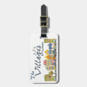 Het bagagelabel van de gemeenschap van Villages fl (Voorkant verticaal)