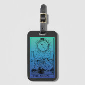 Het Bagagelabel van de Gradiënt van de Moon Tarot  (Voorkant (verticaal))