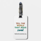 Het Bagagelabel van de havenmissies (Achterkant verticaal)