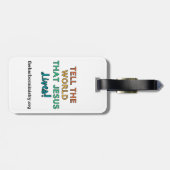 Het Bagagelabel van de havenmissies (Achterkant horizontaal)