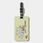Het Bagagelabel van de Koffiekoningin (Voorkant verticaal)