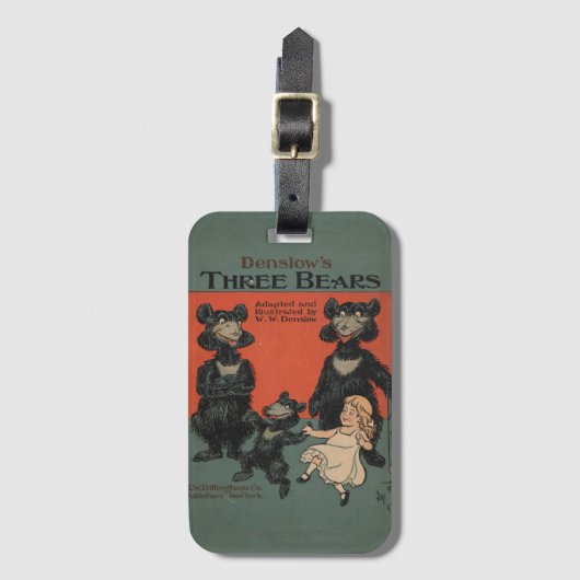Het Bagagelabel van drie Beren (Voorkant (verticaal))
