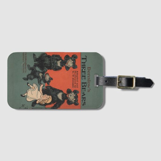 Het Bagagelabel van drie Beren (Voorkant (horizontaal))
