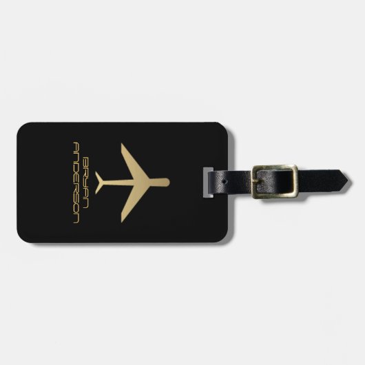 Het Bagagelabel van het Afbeelding van het (Voorkant horizontaal)