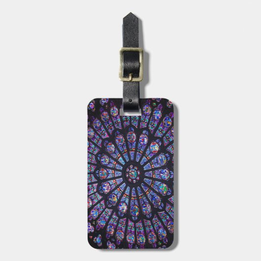 Het Bagagelabel van het Venster van het Roos van N (Voorkant verticaal)