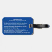 Het Bagagelabel van Prayer® passeren (Achterkant horizontaal)