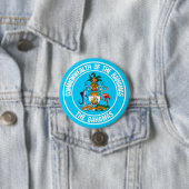 Het Bahamas Round Emblem Ronde Button 7,6 Cm (In situ)