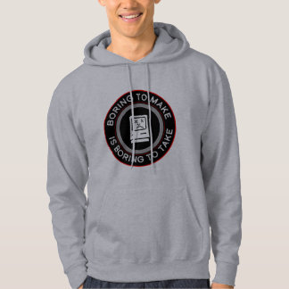 Het bakken is saai om te nemen hoodie