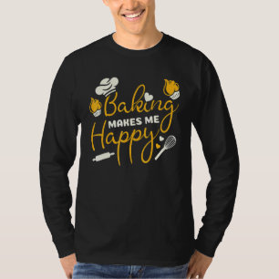 Het bakken maakt me blij dat ik een Pet krijg met T-shirt