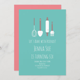 Het bakken nodigt de Uitnodiging van de Hulpmiddel