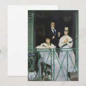 Het balkon | Édouard Manet (Voorkant / Achterkant)