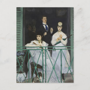 Het balkon   Édouard Manet Briefkaart