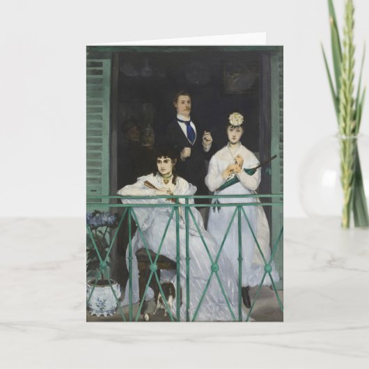 Het balkon | Édouard Manet Kaart (Voorkant)