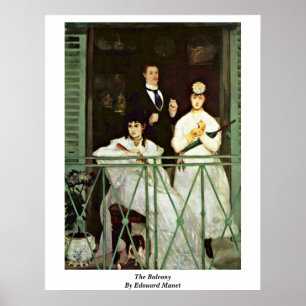 Het balkon van Edouard Manet Poster