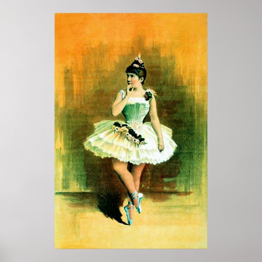 Het Ballerina ~  Ballet Poster (Voorkant)