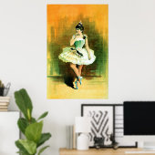 Het Ballerina ~  Ballet Poster (Thuiskantoor)