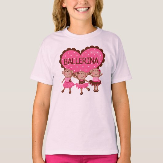 Het Ballet van de aap T-shirt (Voorkant)