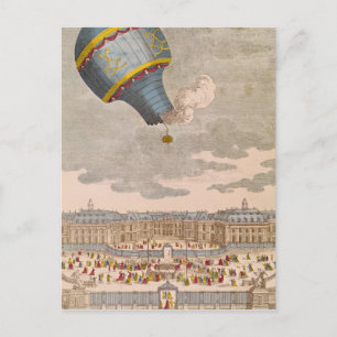Het Ballooning Experiment in het Chateau Briefkaart