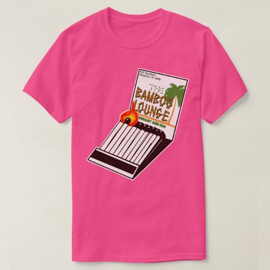 Het Bamboo Lounge Matchbook T-shirt (Design voorkant)