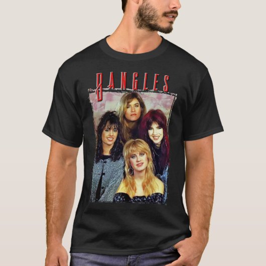 Het Bangles is een klassieke T-shirt (Voorkant)