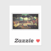 Het banket in het dennenbos sticker (Vel)