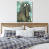 Het barokke Friese - gewikkeld doek Canvas Afdruk (Insitu (Slaapkamer))